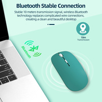 Mysz Bluetooth ANMONE na ipada Samsung Huawei Lenovo Android Windows Tablet bezprzewodowa mysz na komputer przenośny 4